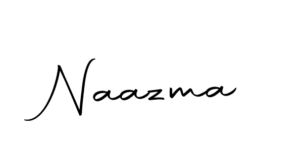 Create a beautiful signature design for name Naazma. With this signature (Autography-DOLnW) fonts, you can make a handwritten signature for free. Naazma signature style 10 images and pictures png