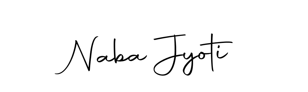 How to make Naba Jyoti signature? Autography-DOLnW is a professional autograph style. Create handwritten signature for Naba Jyoti name. Naba Jyoti signature style 10 images and pictures png