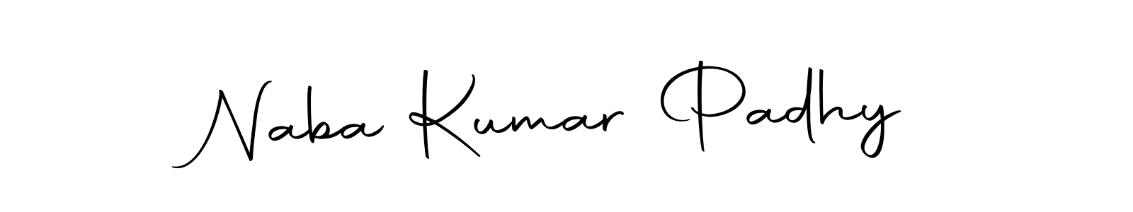 Design your own signature with our free online signature maker. With this signature software, you can create a handwritten (Autography-DOLnW) signature for name Naba Kumar Padhy. Naba Kumar Padhy signature style 10 images and pictures png