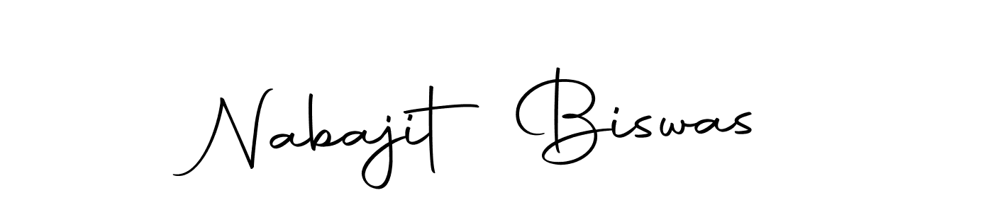 Nabajit Biswas stylish signature style. Best Handwritten Sign (Autography-DOLnW) for my name. Handwritten Signature Collection Ideas for my name Nabajit Biswas. Nabajit Biswas signature style 10 images and pictures png