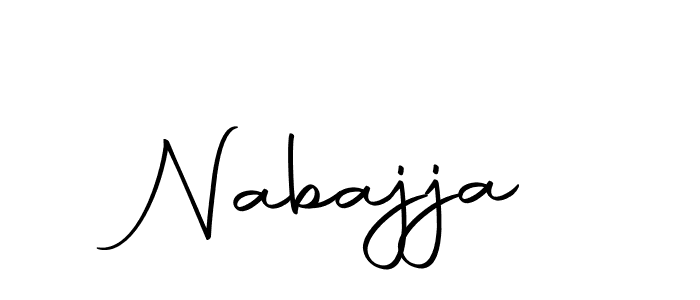 Make a beautiful signature design for name Nabajja. With this signature (Autography-DOLnW) style, you can create a handwritten signature for free. Nabajja signature style 10 images and pictures png