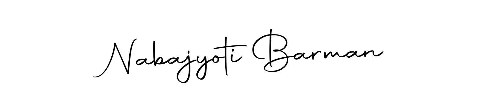 if you are searching for the best signature style for your name Nabajyoti Barman. so please give up your signature search. here we have designed multiple signature styles  using Autography-DOLnW. Nabajyoti Barman signature style 10 images and pictures png