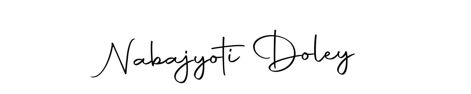 You should practise on your own different ways (Autography-DOLnW) to write your name (Nabajyoti Doley) in signature. don't let someone else do it for you. Nabajyoti Doley signature style 10 images and pictures png