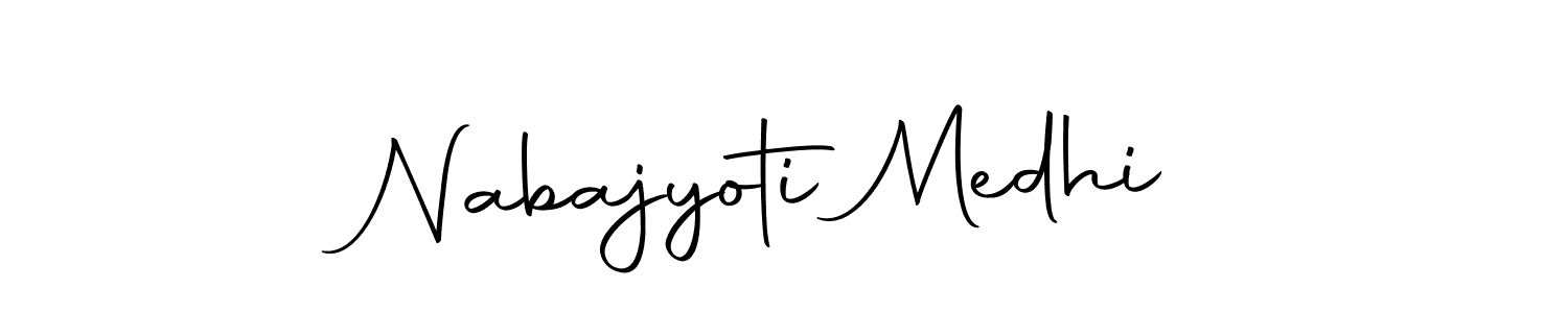 Make a beautiful signature design for name Nabajyoti Medhi. With this signature (Autography-DOLnW) style, you can create a handwritten signature for free. Nabajyoti Medhi signature style 10 images and pictures png