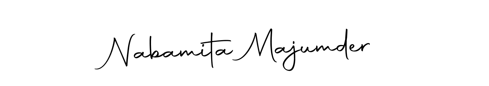 Make a short Nabamita Majumder signature style. Manage your documents anywhere anytime using Autography-DOLnW. Create and add eSignatures, submit forms, share and send files easily. Nabamita Majumder signature style 10 images and pictures png