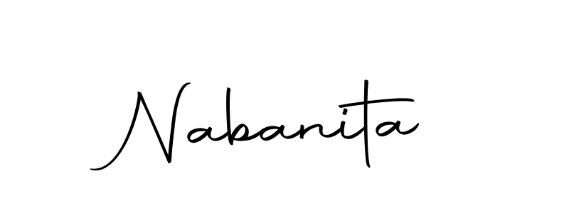 Make a beautiful signature design for name Nabanita. Use this online signature maker to create a handwritten signature for free. Nabanita signature style 10 images and pictures png