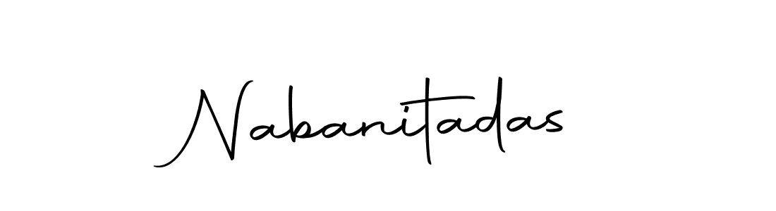 The best way (Autography-DOLnW) to make a short signature is to pick only two or three words in your name. The name Nabanitadas include a total of six letters. For converting this name. Nabanitadas signature style 10 images and pictures png