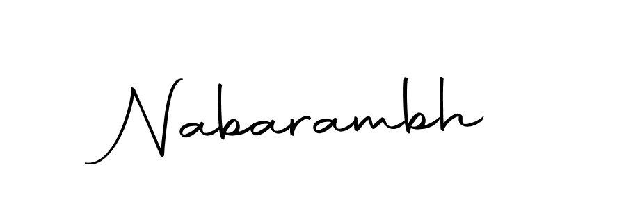 Also we have Nabarambh name is the best signature style. Create professional handwritten signature collection using Autography-DOLnW autograph style. Nabarambh signature style 10 images and pictures png