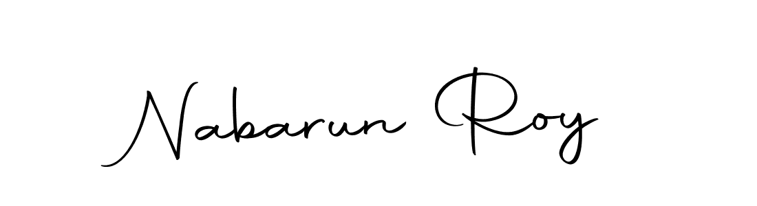 Similarly Autography-DOLnW is the best handwritten signature design. Signature creator online .You can use it as an online autograph creator for name Nabarun Roy. Nabarun Roy signature style 10 images and pictures png