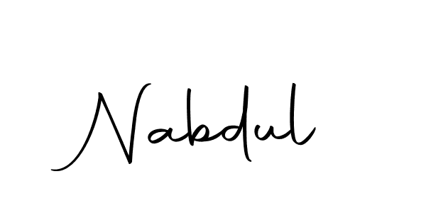 Similarly Autography-DOLnW is the best handwritten signature design. Signature creator online .You can use it as an online autograph creator for name Nabdul. Nabdul signature style 10 images and pictures png