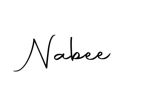 Make a beautiful signature design for name Nabee. Use this online signature maker to create a handwritten signature for free. Nabee signature style 10 images and pictures png
