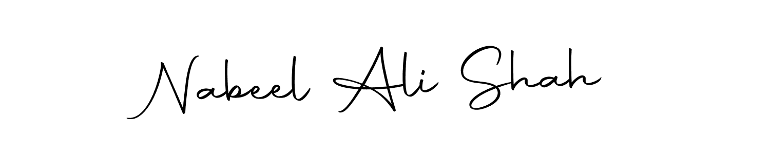 Make a beautiful signature design for name Nabeel Ali Shah. With this signature (Autography-DOLnW) style, you can create a handwritten signature for free. Nabeel Ali Shah signature style 10 images and pictures png