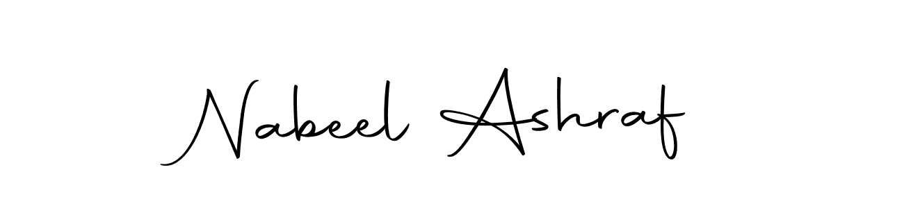 if you are searching for the best signature style for your name Nabeel Ashraf. so please give up your signature search. here we have designed multiple signature styles  using Autography-DOLnW. Nabeel Ashraf signature style 10 images and pictures png