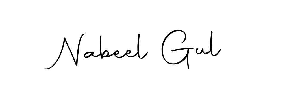 You can use this online signature creator to create a handwritten signature for the name Nabeel Gul. This is the best online autograph maker. Nabeel Gul signature style 10 images and pictures png