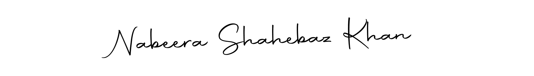 Use a signature maker to create a handwritten signature online. With this signature software, you can design (Autography-DOLnW) your own signature for name Nabeera Shahebaz Khan. Nabeera Shahebaz Khan signature style 10 images and pictures png