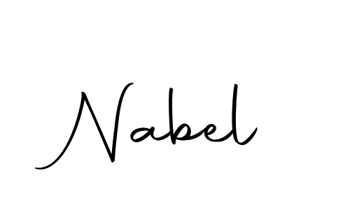 How to make Nabel signature? Autography-DOLnW is a professional autograph style. Create handwritten signature for Nabel name. Nabel signature style 10 images and pictures png