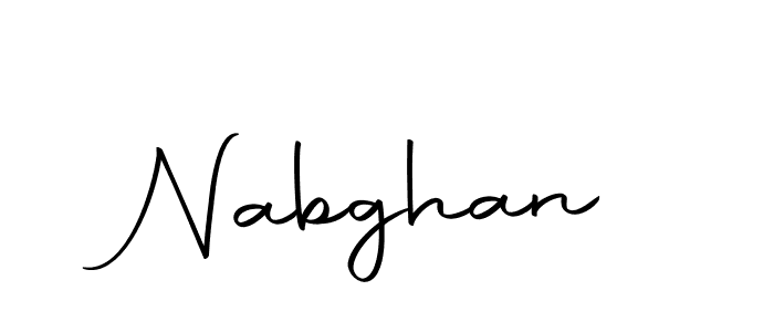 Make a beautiful signature design for name Nabghan. With this signature (Autography-DOLnW) style, you can create a handwritten signature for free. Nabghan signature style 10 images and pictures png