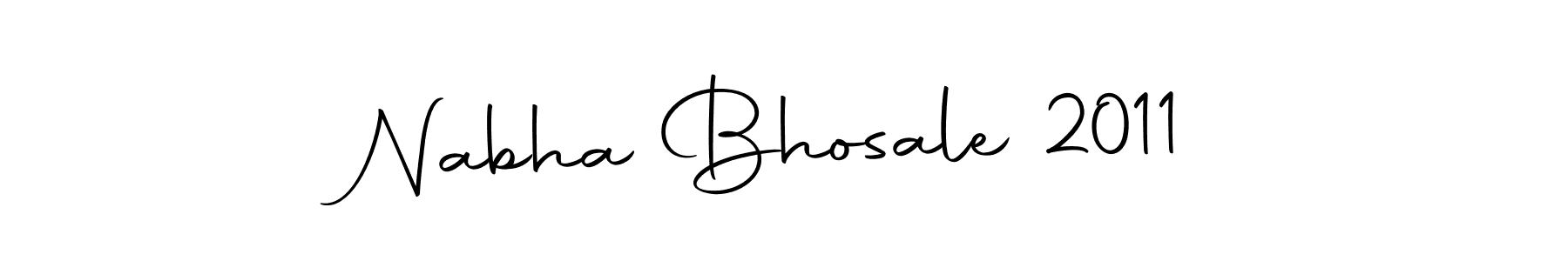 Also we have Nabha Bhosale 2011 name is the best signature style. Create professional handwritten signature collection using Autography-DOLnW autograph style. Nabha Bhosale 2011 signature style 10 images and pictures png