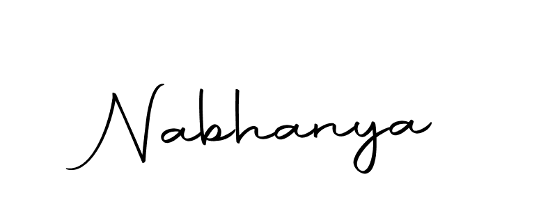 Here are the top 10 professional signature styles for the name Nabhanya. These are the best autograph styles you can use for your name. Nabhanya signature style 10 images and pictures png