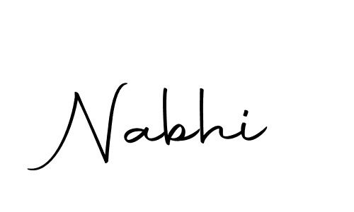 if you are searching for the best signature style for your name Nabhi. so please give up your signature search. here we have designed multiple signature styles  using Autography-DOLnW. Nabhi signature style 10 images and pictures png