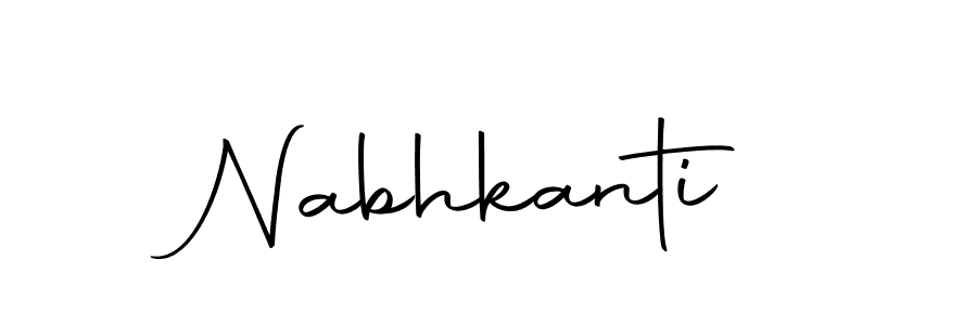 How to make Nabhkanti name signature. Use Autography-DOLnW style for creating short signs online. This is the latest handwritten sign. Nabhkanti signature style 10 images and pictures png