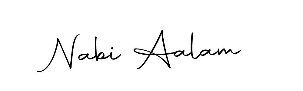 Here are the top 10 professional signature styles for the name Nabi Aalam. These are the best autograph styles you can use for your name. Nabi Aalam signature style 10 images and pictures png