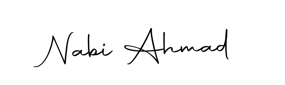 Make a short Nabi Ahmad signature style. Manage your documents anywhere anytime using Autography-DOLnW. Create and add eSignatures, submit forms, share and send files easily. Nabi Ahmad signature style 10 images and pictures png