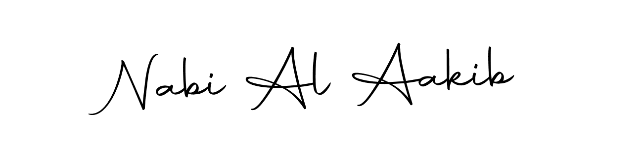 Create a beautiful signature design for name Nabi Al Aakib. With this signature (Autography-DOLnW) fonts, you can make a handwritten signature for free. Nabi Al Aakib signature style 10 images and pictures png