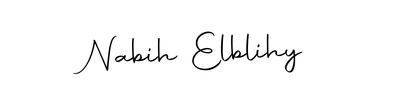 You should practise on your own different ways (Autography-DOLnW) to write your name (Nabih Elblihy) in signature. don't let someone else do it for you. Nabih Elblihy signature style 10 images and pictures png