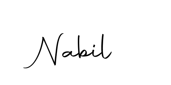 How to Draw Nabil  signature style? Autography-DOLnW is a latest design signature styles for name Nabil . Nabil  signature style 10 images and pictures png