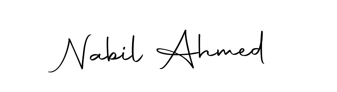 This is the best signature style for the Nabil Ahmed name. Also you like these signature font (Autography-DOLnW). Mix name signature. Nabil Ahmed signature style 10 images and pictures png