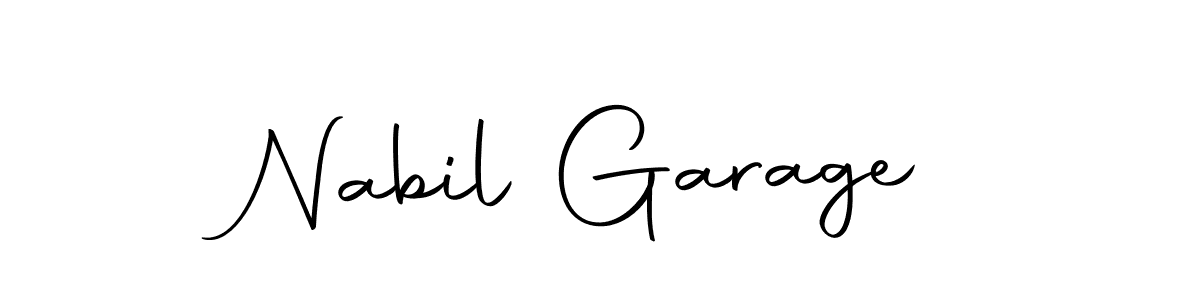 This is the best signature style for the Nabil Garage name. Also you like these signature font (Autography-DOLnW). Mix name signature. Nabil Garage signature style 10 images and pictures png