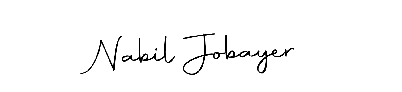 Make a beautiful signature design for name Nabil Jobayer. With this signature (Autography-DOLnW) style, you can create a handwritten signature for free. Nabil Jobayer signature style 10 images and pictures png