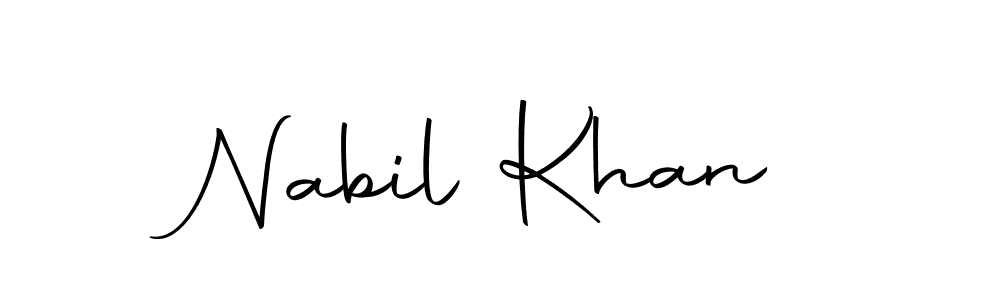 Use a signature maker to create a handwritten signature online. With this signature software, you can design (Autography-DOLnW) your own signature for name Nabil Khan. Nabil Khan signature style 10 images and pictures png