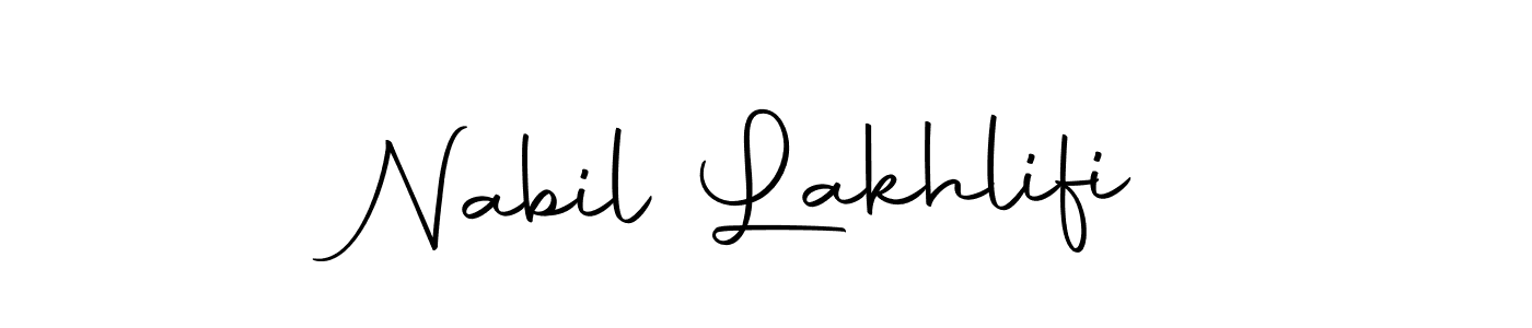 The best way (Autography-DOLnW) to make a short signature is to pick only two or three words in your name. The name Nabil Lakhlifi include a total of six letters. For converting this name. Nabil Lakhlifi signature style 10 images and pictures png