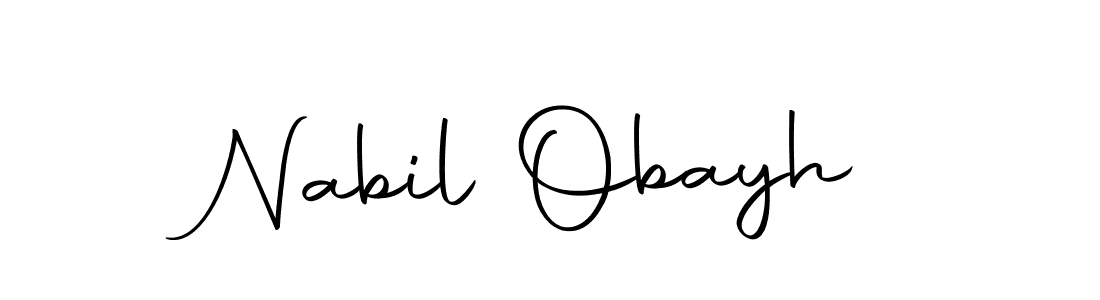Use a signature maker to create a handwritten signature online. With this signature software, you can design (Autography-DOLnW) your own signature for name Nabil Obayh. Nabil Obayh signature style 10 images and pictures png