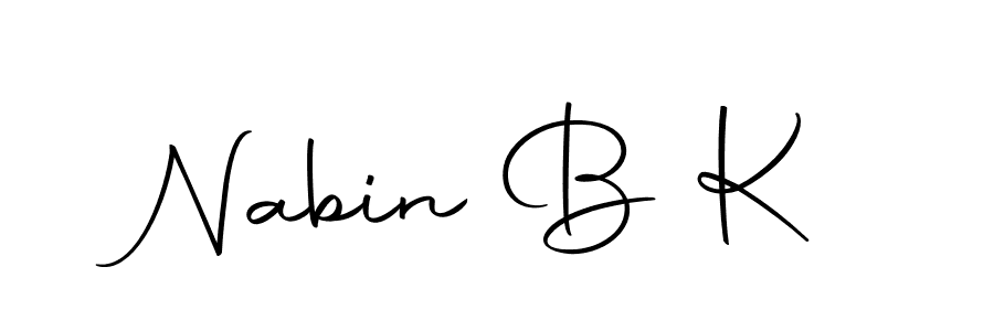 Here are the top 10 professional signature styles for the name Nabin B K. These are the best autograph styles you can use for your name. Nabin B K signature style 10 images and pictures png