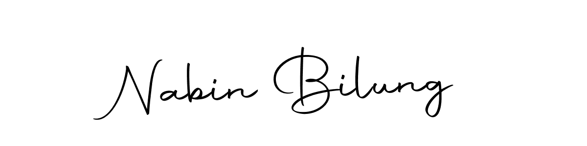 How to make Nabin Bilung signature? Autography-DOLnW is a professional autograph style. Create handwritten signature for Nabin Bilung name. Nabin Bilung signature style 10 images and pictures png