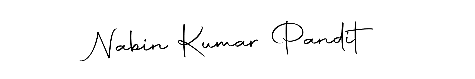 Design your own signature with our free online signature maker. With this signature software, you can create a handwritten (Autography-DOLnW) signature for name Nabin Kumar Pandit. Nabin Kumar Pandit signature style 10 images and pictures png