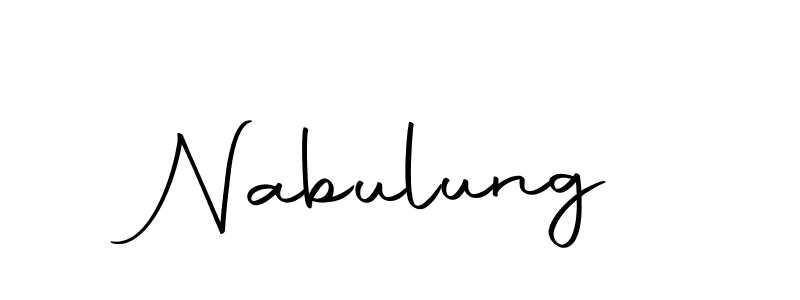 Similarly Autography-DOLnW is the best handwritten signature design. Signature creator online .You can use it as an online autograph creator for name Nabulung. Nabulung signature style 10 images and pictures png