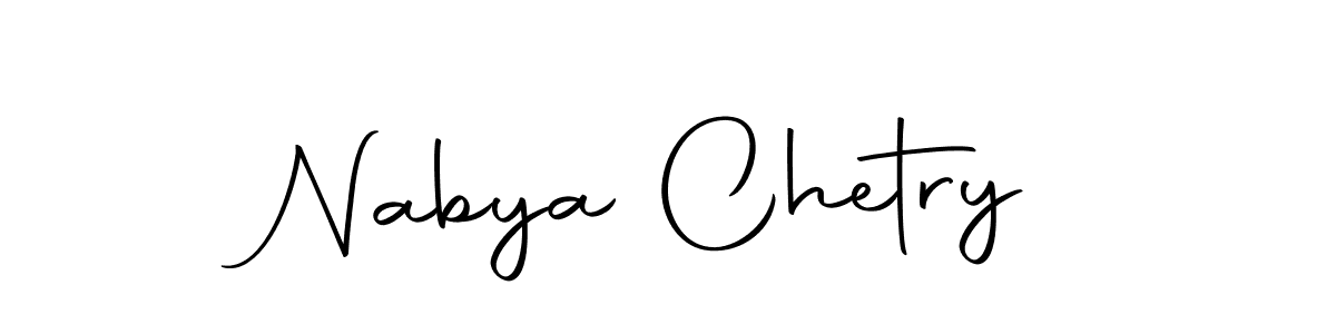 Also we have Nabya Chetry name is the best signature style. Create professional handwritten signature collection using Autography-DOLnW autograph style. Nabya Chetry signature style 10 images and pictures png