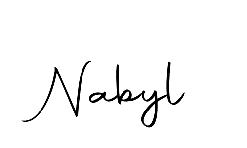 Once you've used our free online signature maker to create your best signature Autography-DOLnW style, it's time to enjoy all of the benefits that Nabyl name signing documents. Nabyl signature style 10 images and pictures png