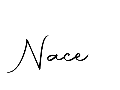 Create a beautiful signature design for name Nace. With this signature (Autography-DOLnW) fonts, you can make a handwritten signature for free. Nace signature style 10 images and pictures png