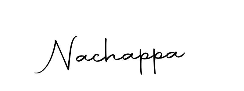 Create a beautiful signature design for name Nachappa. With this signature (Autography-DOLnW) fonts, you can make a handwritten signature for free. Nachappa signature style 10 images and pictures png