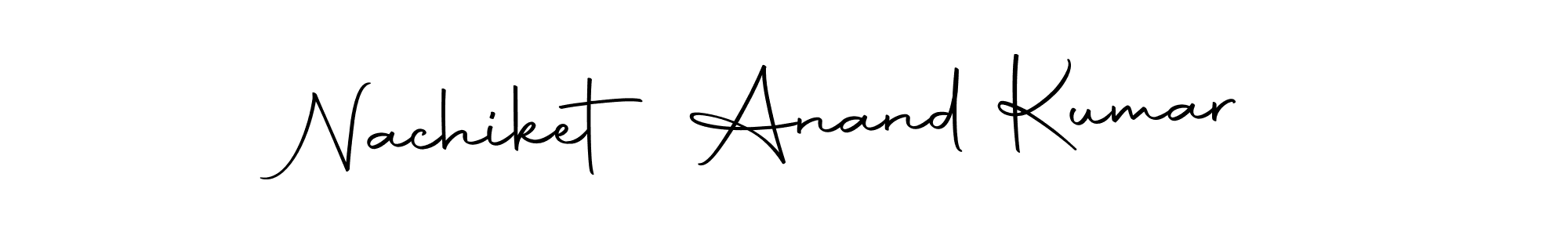 Create a beautiful signature design for name Nachiket Anand Kumar. With this signature (Autography-DOLnW) fonts, you can make a handwritten signature for free. Nachiket Anand Kumar signature style 10 images and pictures png