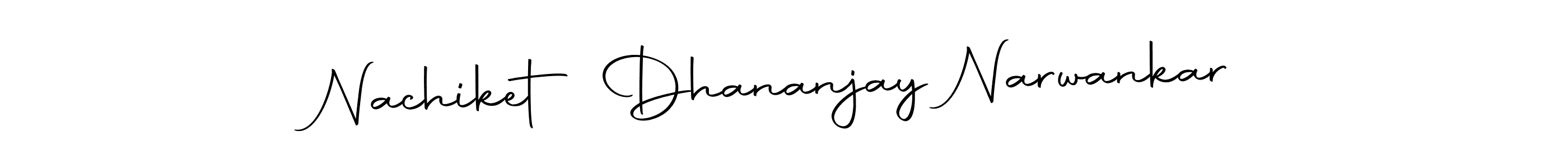 if you are searching for the best signature style for your name Nachiket Dhananjay Narwankar. so please give up your signature search. here we have designed multiple signature styles  using Autography-DOLnW. Nachiket Dhananjay Narwankar signature style 10 images and pictures png