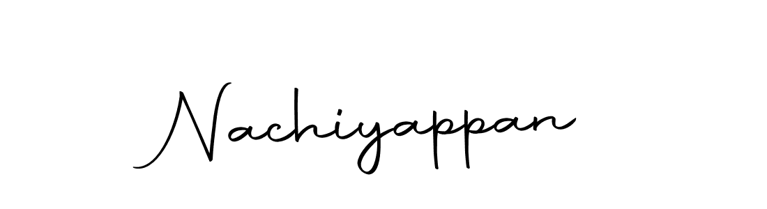 You should practise on your own different ways (Autography-DOLnW) to write your name (Nachiyappan) in signature. don't let someone else do it for you. Nachiyappan signature style 10 images and pictures png