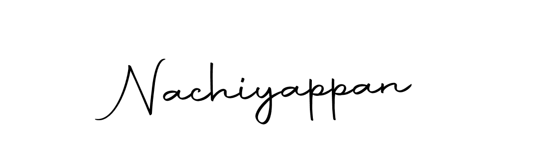 Make a beautiful signature design for name Nachiyappan. With this signature (Autography-DOLnW) style, you can create a handwritten signature for free. Nachiyappan signature style 10 images and pictures png