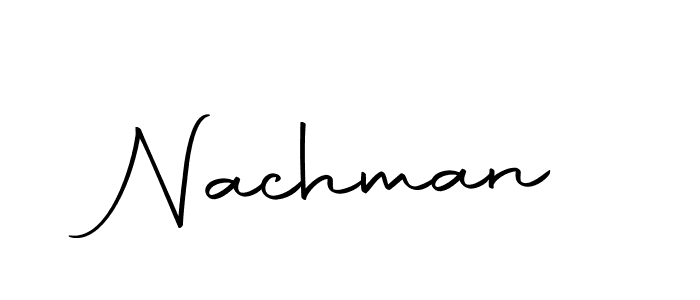 How to make Nachman name signature. Use Autography-DOLnW style for creating short signs online. This is the latest handwritten sign. Nachman signature style 10 images and pictures png