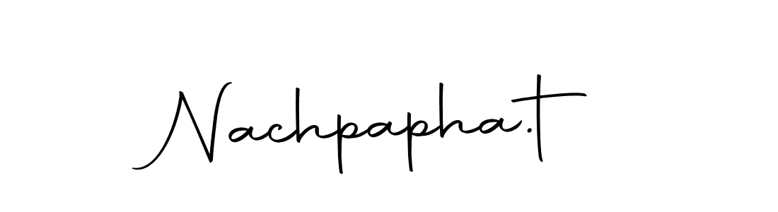 Use a signature maker to create a handwritten signature online. With this signature software, you can design (Autography-DOLnW) your own signature for name Nachpapha.t. Nachpapha.t signature style 10 images and pictures png